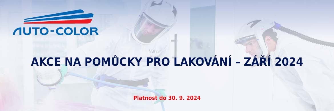 AKCE NA POMŮCKY PRO LAKOVÁNÍ - ZÁŘÍ 2024